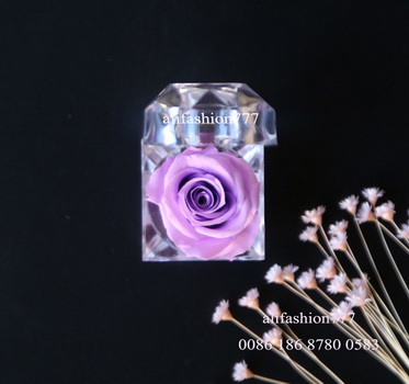 Preserved rose in Crystal Ring Box-04