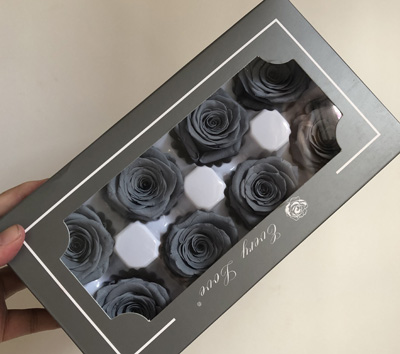 4-5CM (8pcs-box) Solid color preserved rose head-09