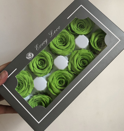 4-5CM (8pcs-box) Solid color preserved rose head-05